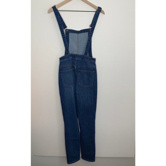 Madewell Skinny Bib Overalls in Santiago Wash Stretch Womens XS - Picture 3 of 14